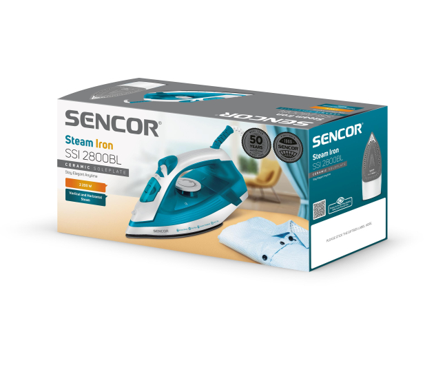 Sencor Żelazko parowe 2800BL 1600W ceramiczna stopa - 1332795 - zdjęcie 14